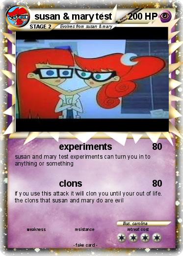 Pokemon susan & mary test