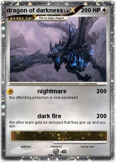 Pokemon dragon of darkness