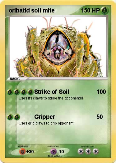 Pokemon oribatid soil mite
