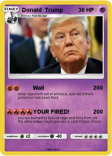 Pokemon Donald  Trump