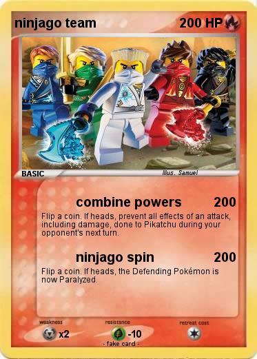 Pokemon ninjago team