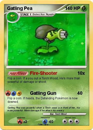 Pokemon Gatling Pea