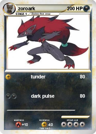 Pokemon zoroark
