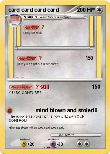 Pokemon card card card card