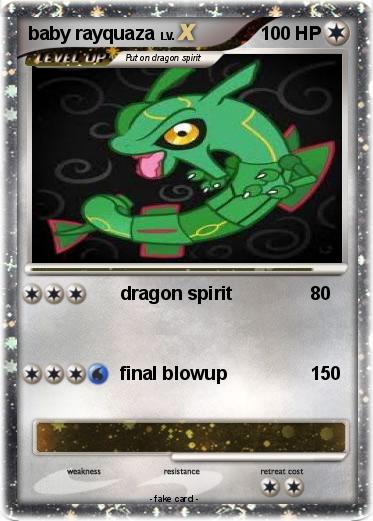 Pokemon baby rayquaza