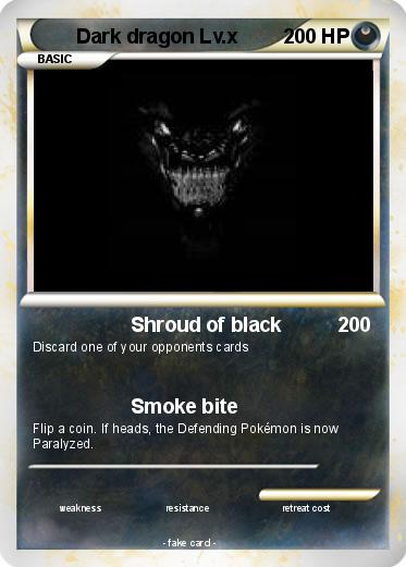 Pokemon Dark dragon Lv.x