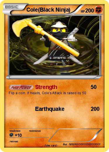 Pokemon Cole(Black Ninja)