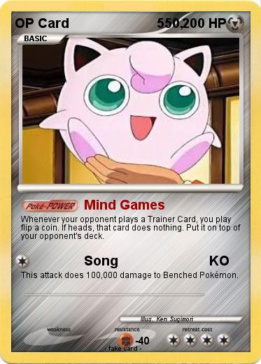 Pokemon OP Card                         550,
