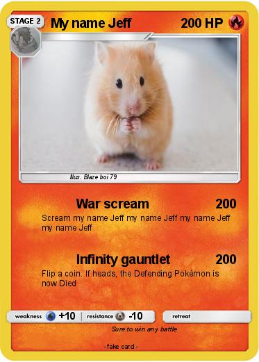 Pokemon My name Jeff
