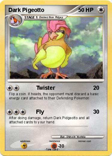Pokemon Dark Pigeotto
