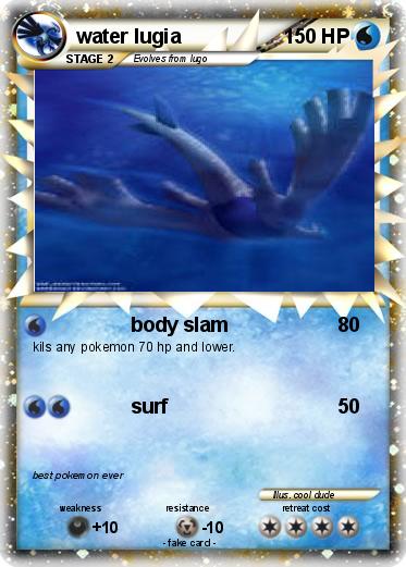 Pokemon water lugia