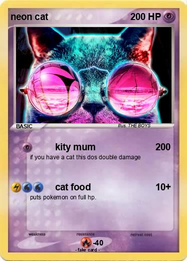 Pokemon neon cat