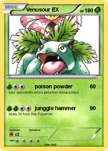 Pokemon Venusour EX