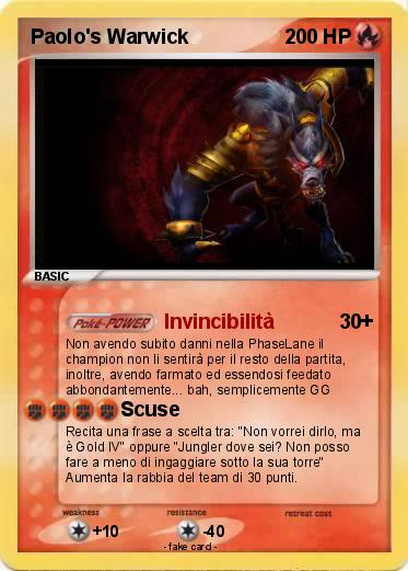 Pokemon Paolo's Warwick