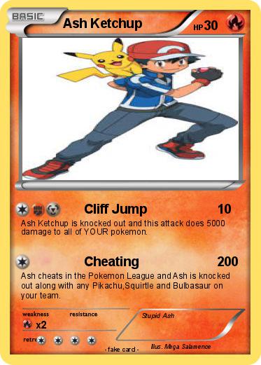 Pokemon Ash Ketchup