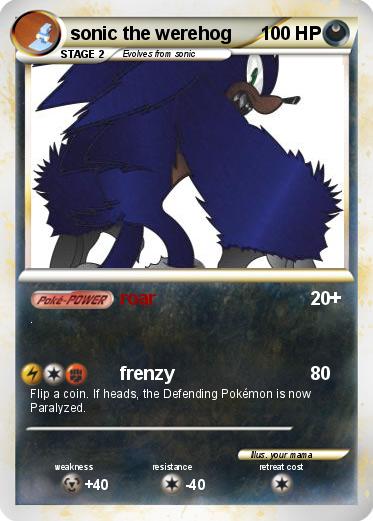 Pokemon sonic the werehog