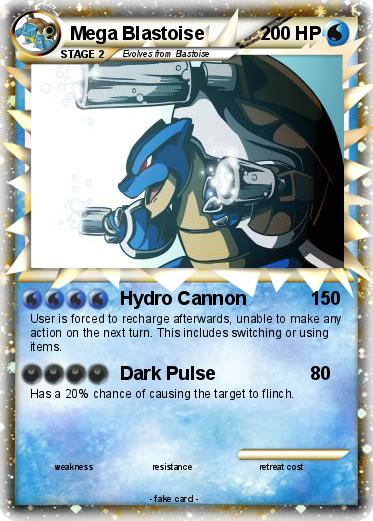 Pokemon Mega Blastoise