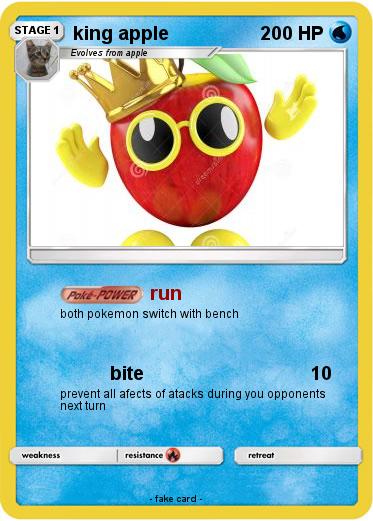 Pokemon king apple