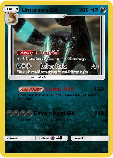 Pokemon Umbreon GX