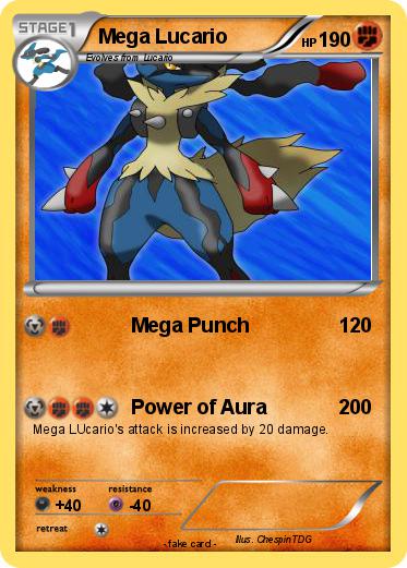 Pokemon Mega Lucario