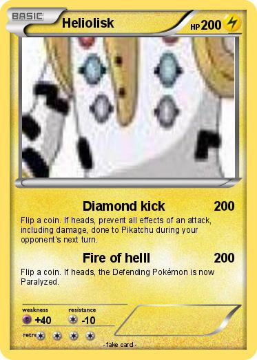 Pokemon Heliolisk Pokemon Heliolisk