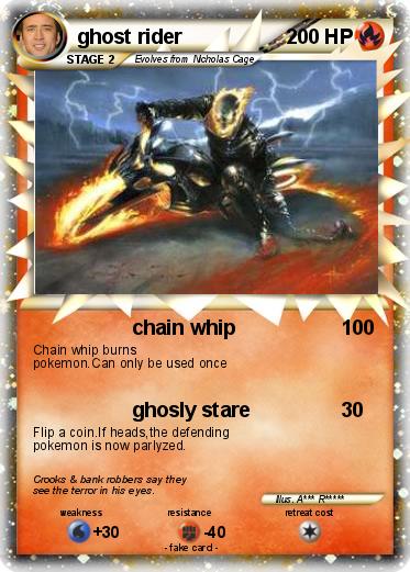 Pokemon ghost rider