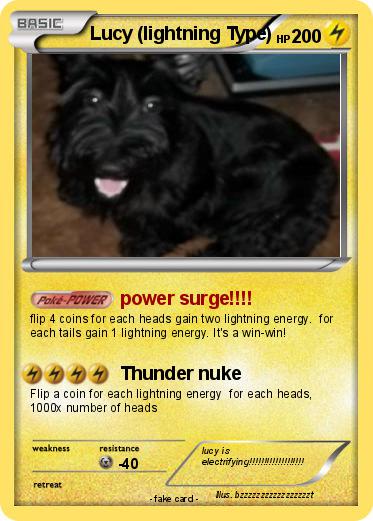 Pokemon Lucy (lightning Type)