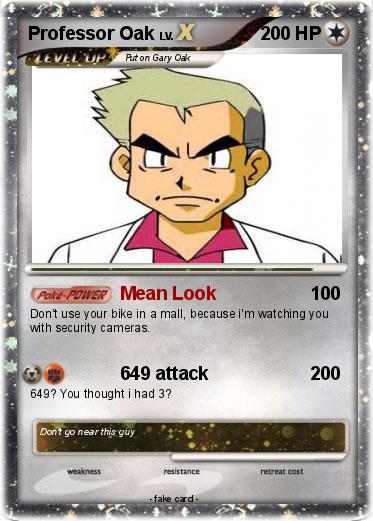 Pokemon Professor Oak
