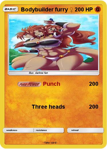 Pokemon Bodybuilder furry ♀