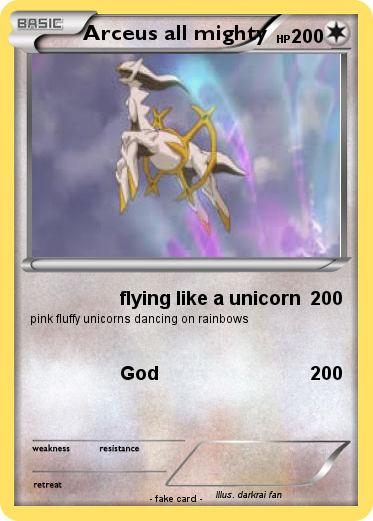 Pokemon Arceus all mighty