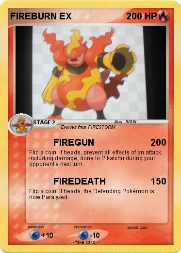 Pokemon FIREBURN EX