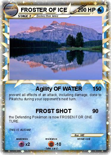 Pokemon FROSTER OF ICE
