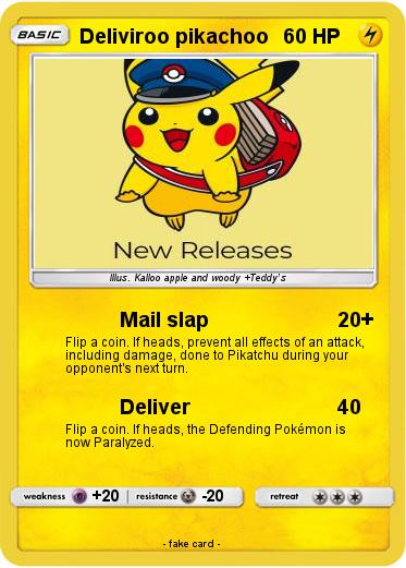 Pokemon Deliviroo pikachoo