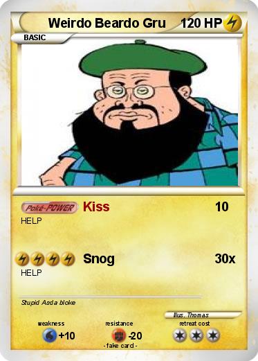 Pokemon Weirdo Beardo Gru