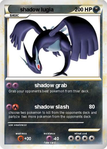 Pokemon shadow lugia