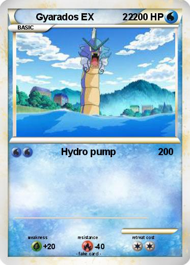 Pokemon Gyarados EX           22