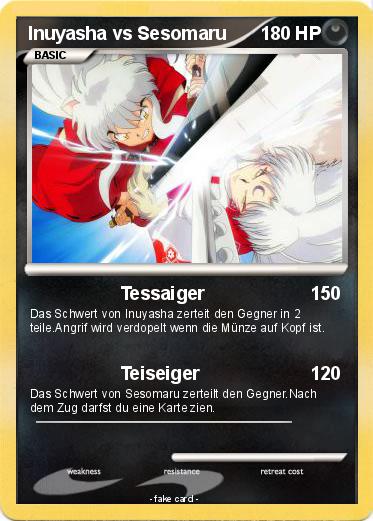 Pokemon Inuyasha vs Sesomaru