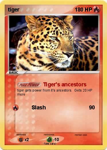 Pokemon tiger