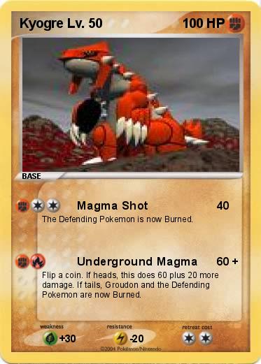 Pokemon Kyogre Lv. 50