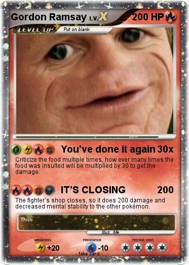 Pokemon Gordon Ramsay