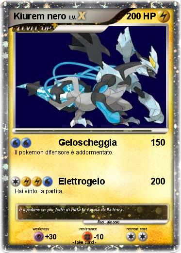 Pokemon Kiurem nero