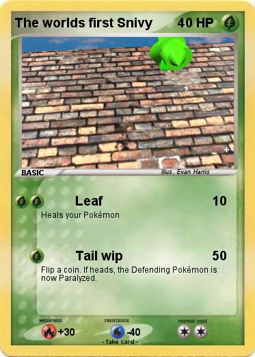 Pokemon The worlds first Snivy