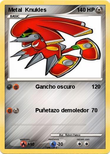 Pokemon Metal  Knukles