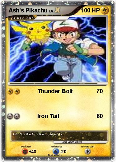 Pokemon Ash's Pikachu