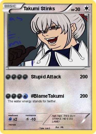 Pokemon Takumi Stinks