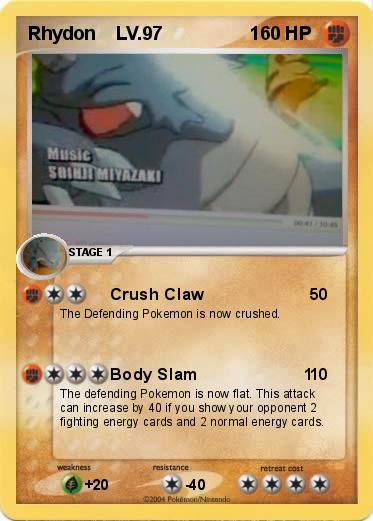 Pokemon Rhydon    LV.97                 1