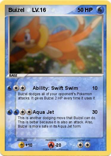 Pokemon Buizel     LV.16           
