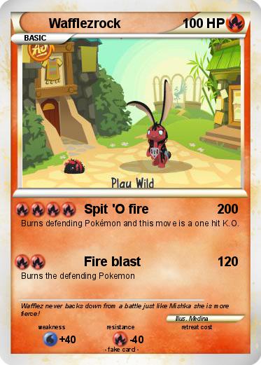 Pokemon Wafflezrock