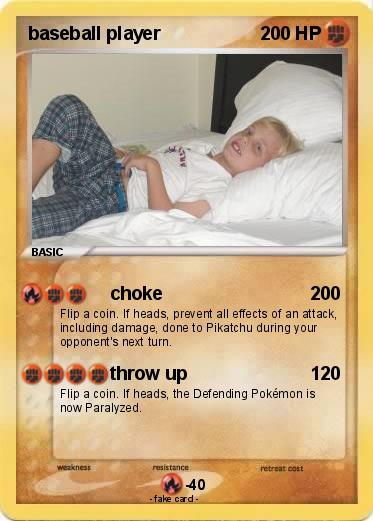 Pokemon baseball player