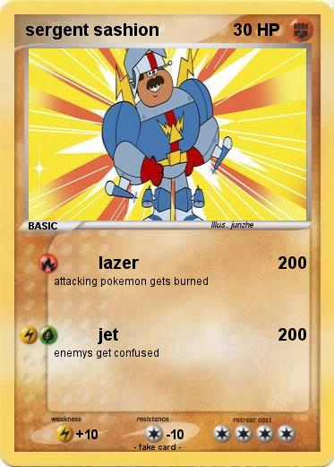 Pokemon sergent sashion